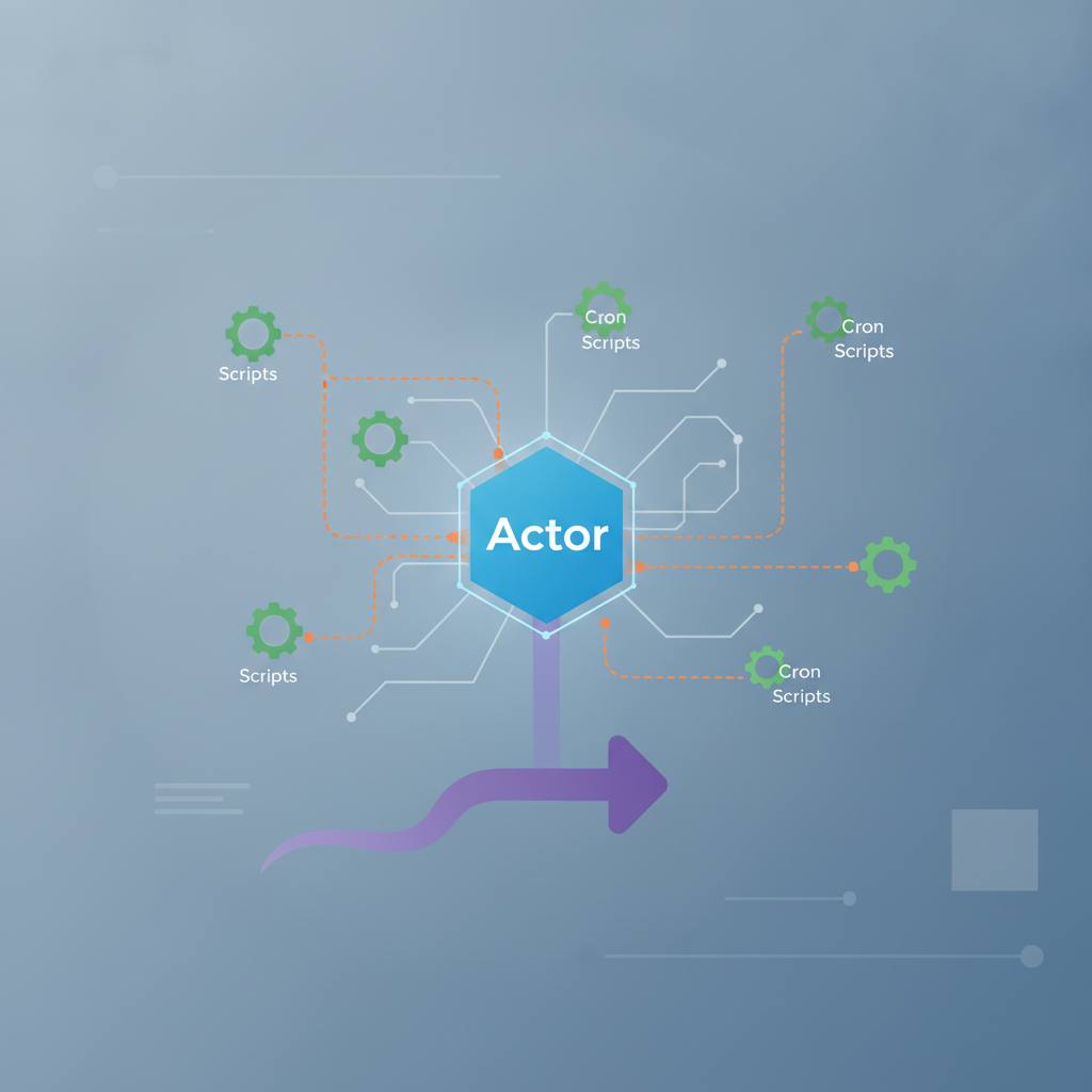 ترحيل سكريبتات Cron إلى بنية Actor دون إعادة كتابة: إليك الطريقة