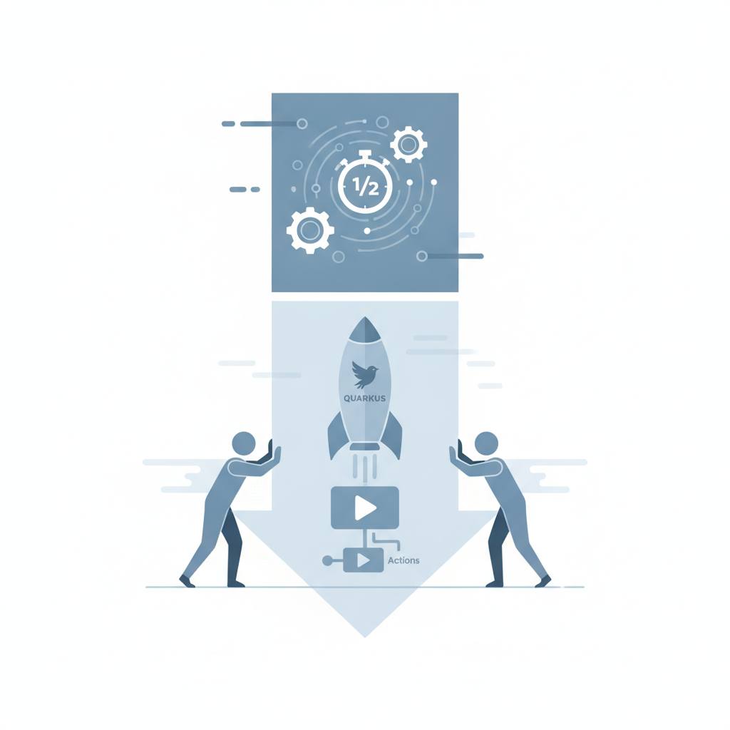 How a Team Cut Quarkus CI Time on GitHub Actions by Half
