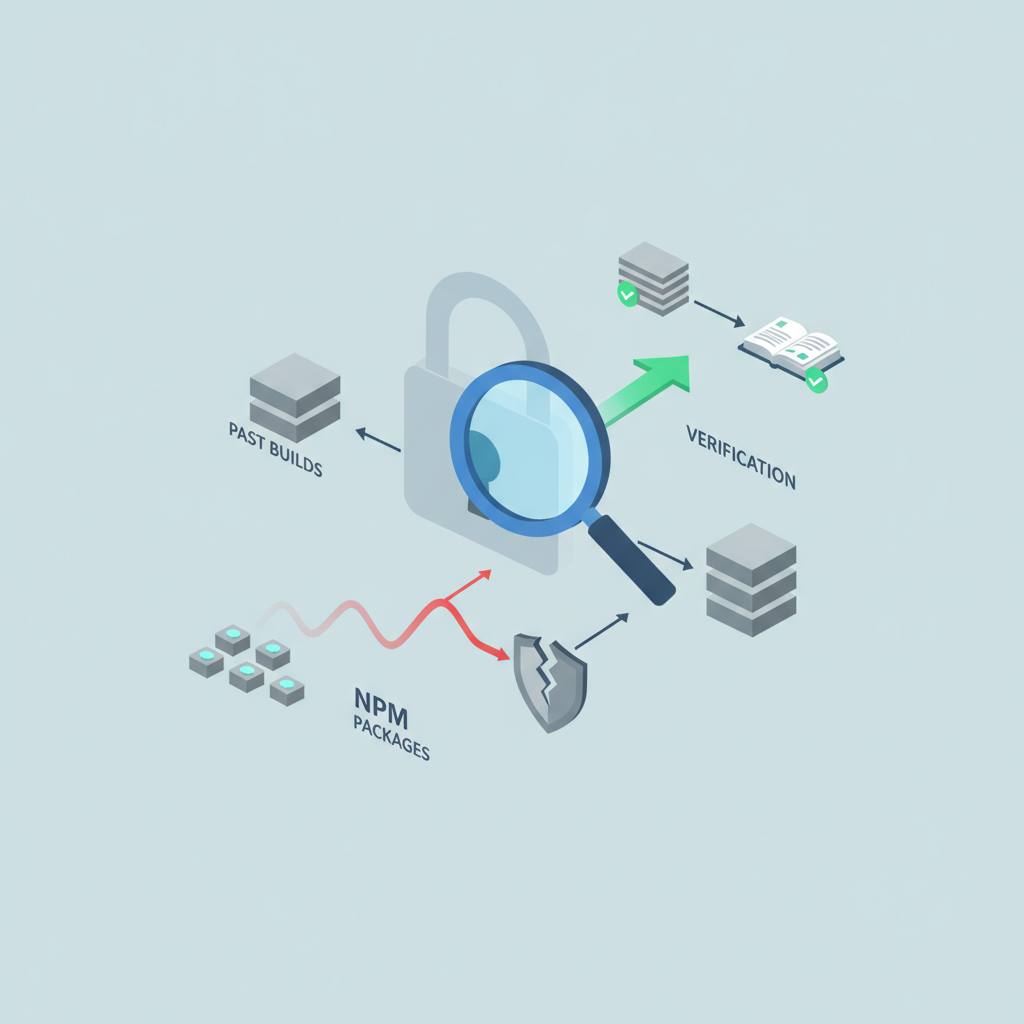 Supply Chain Security: How to Verify Past Builds for Vulnerable npm Packages?