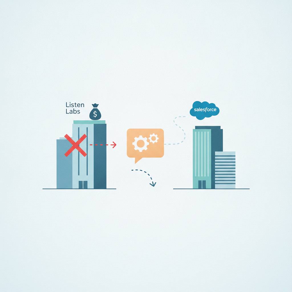 Listen Labs Nixes $1.5 Billion Funding Round for Salesforce Talks