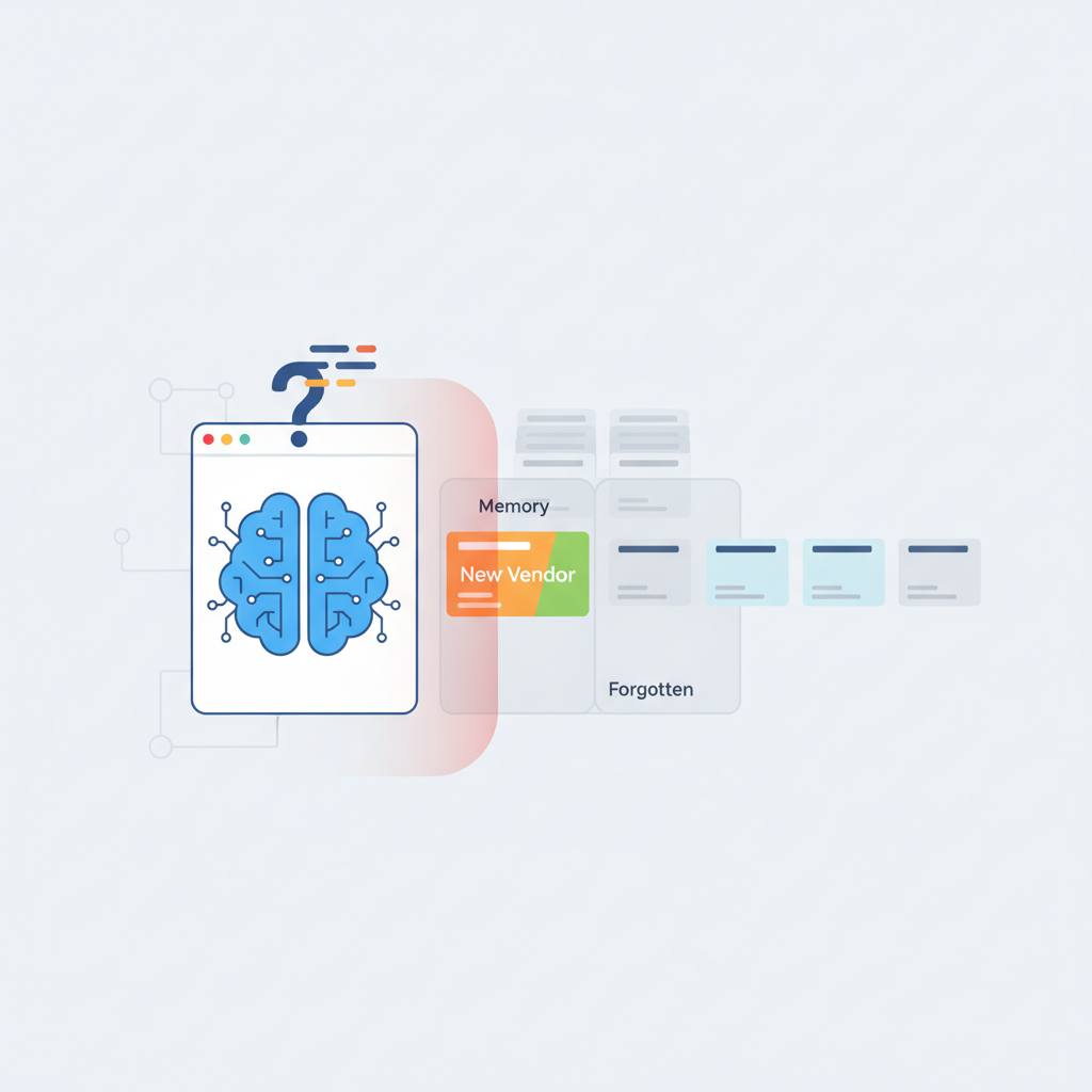 Why Do AI Agents «Forget» New Vendors in Invoice Payments?