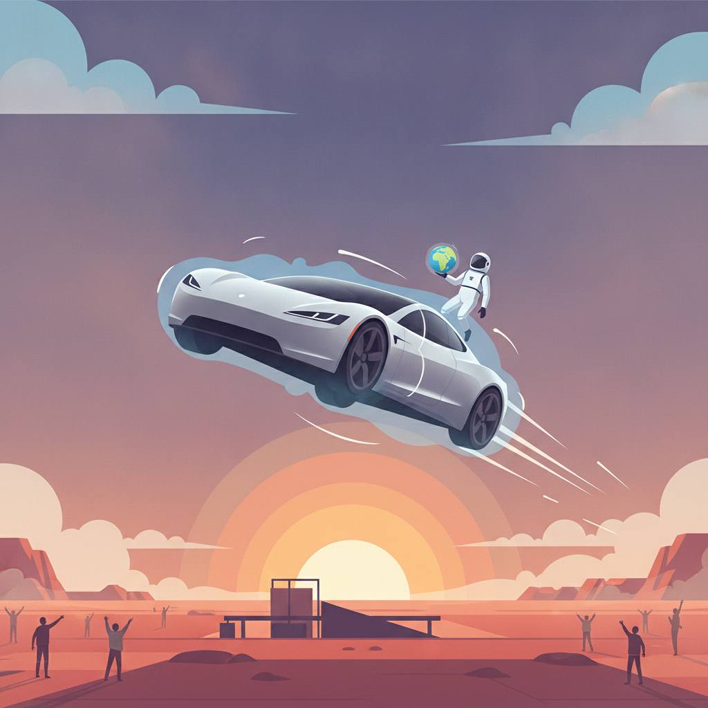 Did Tesla's Roadster Actually Fly? What We Saw in Texas