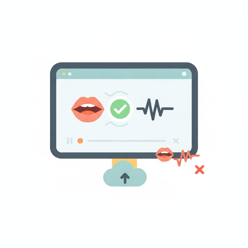 How to Check Your Lip-Sync Video and Audio Files Before Uploading